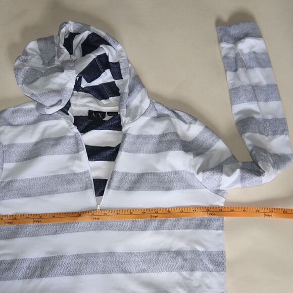 Armani Exchange 1/4 Zip Men’s Pullover Hoodie - Picture 8 of 8